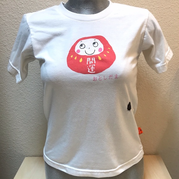 T-Shirt. Power To The People. Happy , Fun Asian design. Loved. Crew Neck. - Picture 2 of 8